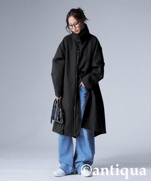 antiqua（アンティカ） コート アウター サーモライトロングキルト