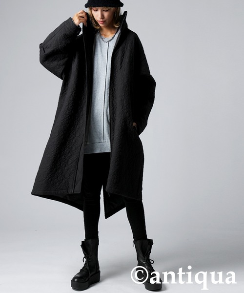 antiqua（アンティカ） コート アウター サーモライトロングキルト