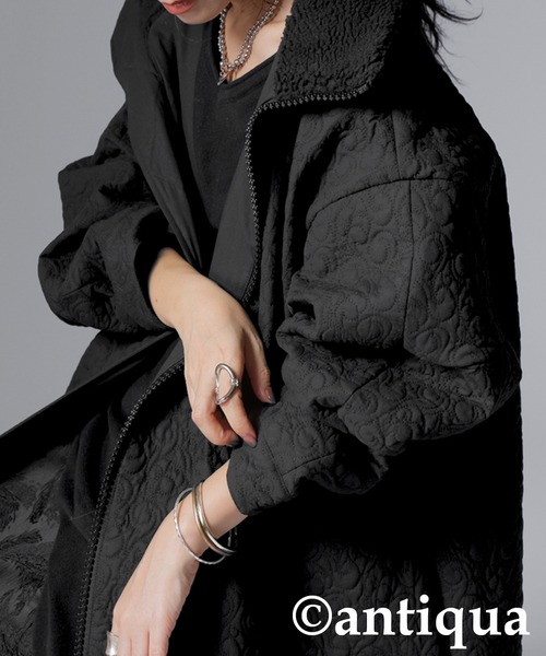 antiqua（アンティカ） コート アウター サーモライトロングキルト