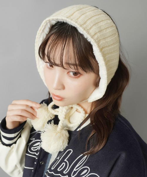 SPINNS（スピンズ） 耳当て イヤーマフ 2WAYニットイヤーマフ/イヤマフ