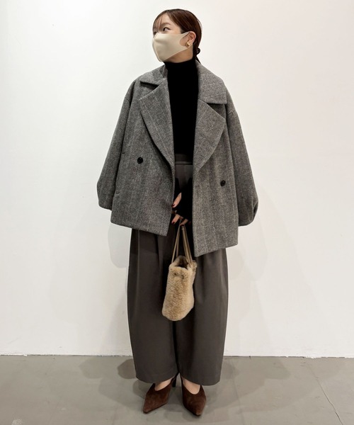 【低身長caho146cmさんプロデュース】シャギージャコット【BAYFLOW】 BAYFLOW（ベイフロー） パンツ 「低身長caho146cmさんプロデュース