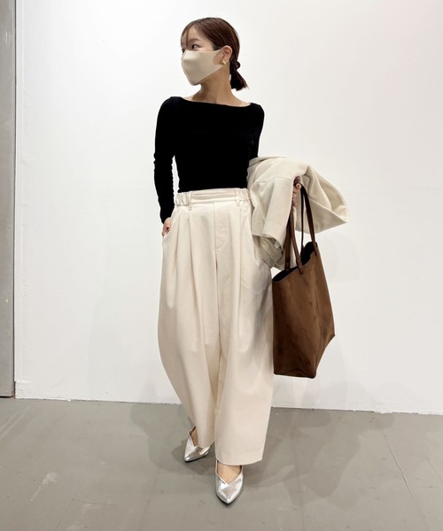 BAYFLOW（ベイフロー） パンツ 「低身長caho146cmさんプロデュース