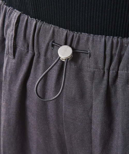 「CHIC STYLE」 イージーパンツ L レッド レディース_画像4