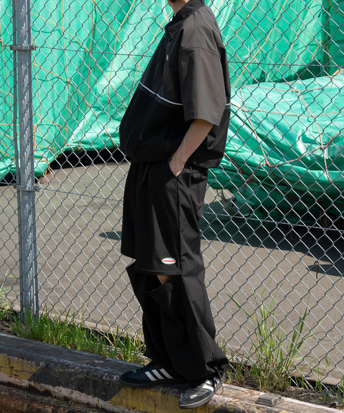 「Perushu」 ナイロンブルゾン MEDIUM グレイッシュベージュ メンズ_画像4