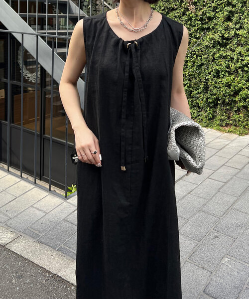 「Jena espace merveilleux」 ノースリーブワンピース FREE ベージュ レディース_画像5