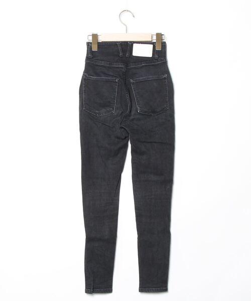 「Her lip to」 スキニーデニムパンツ 23 ブラック レディース_画像2