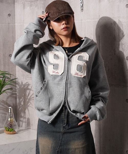 MEMORY パーカー 「MEMORY」ヘビーウェイト 96アイレット ダブルZIP