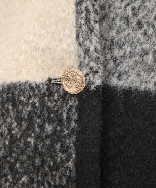 ROYAL PARTY（ロイヤルパーティー） コート アウター ファー付テーラー