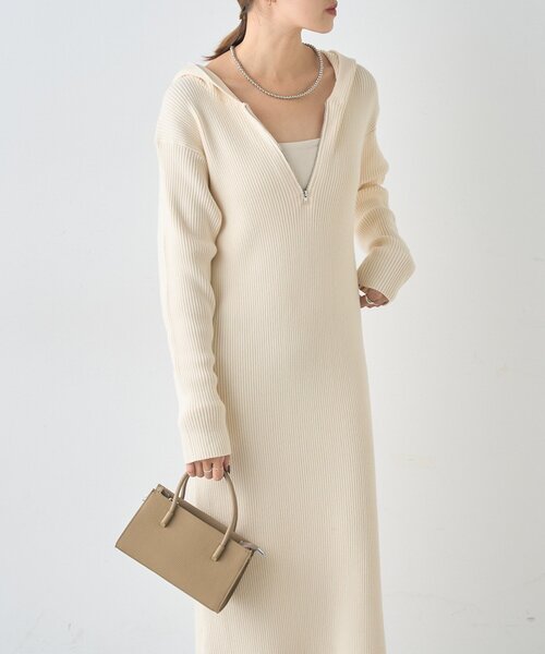 SHENERY（シーナリー） ワンピース フーデットジップワンピース