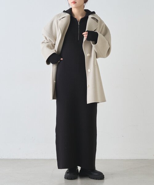 SHENERY（シーナリー） ワンピース フーデットジップワンピース