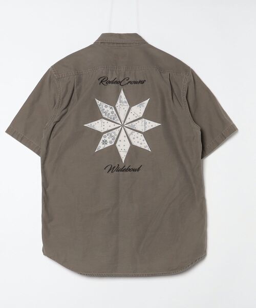 「Rodeo Crowns」 半袖シャツ X-LARGE ベージュ レディース_画像2