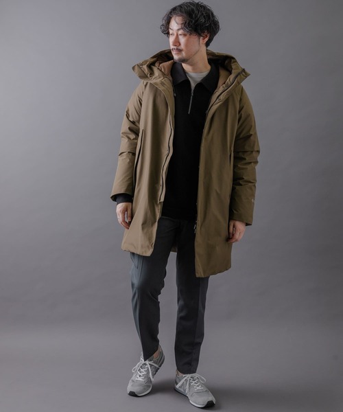 「+phenix」 ダウンコート MEDIUM ブラック メンズ_画像8