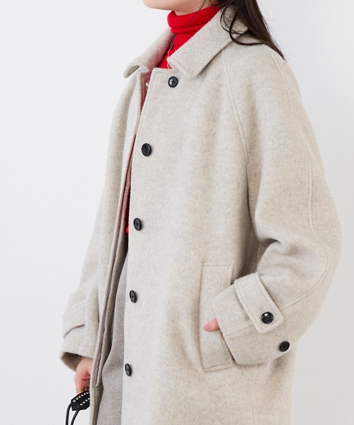 タグ付き未使用＊MICA&DEAL＊スタンドカラーコート＊定価31,900円 MICA&DEAL（マイカアンドディール） ステンカラーコート コート ステン