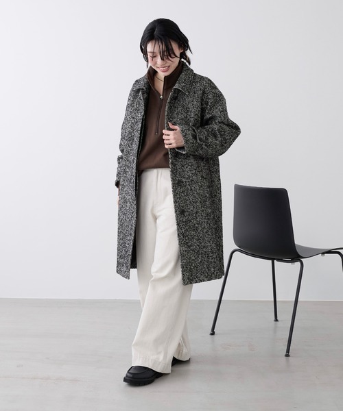未使用 25AW MICA&DEAL ステンカラーウールコート MICA&DEAL（マイカアンドディール） ステンカラーコート コート ステン