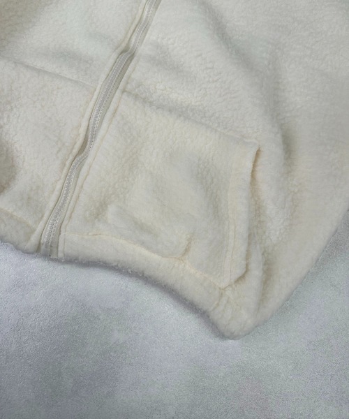 パーカー スタンドネックZIPフリース レディース メンズ | lulufa | 23