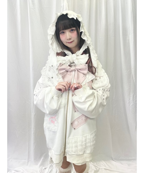 Jamie エーエヌケー パーカー ゴシックリメイクJK制服ジャージ