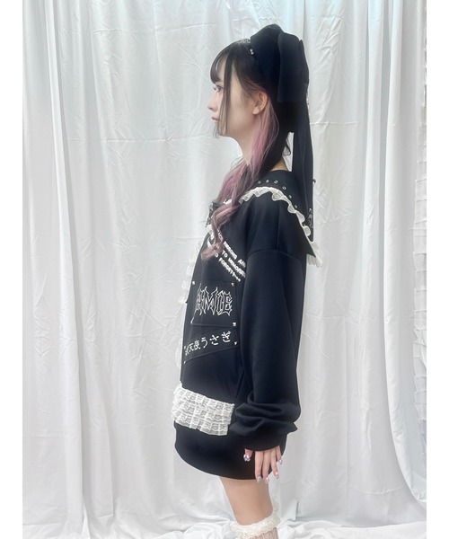 Jamie エーエヌケー パーカー ゴシックリメイクJK制服ジャージ