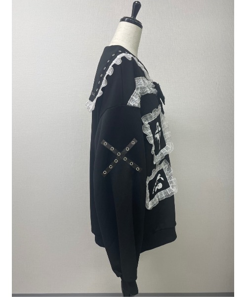 Jamie エーエヌケー パーカー ゴシックリメイクJK制服ジャージ