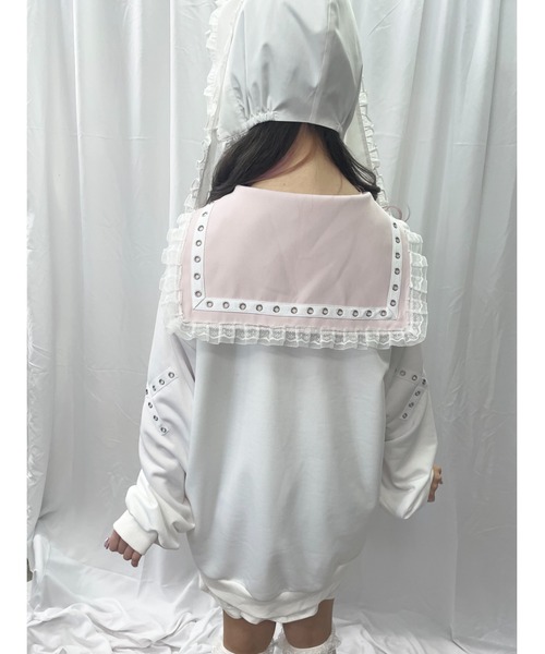 Jamie エーエヌケー パーカー ゴシックリメイクJK制服ジャージ