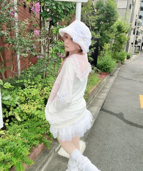 Jamie エーエヌケー パーカー ゴシックリメイクJK制服ジャージ