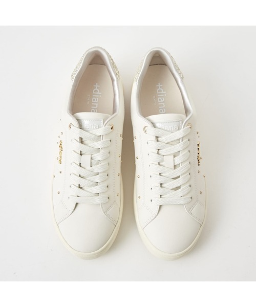 「+diana」 ローカットスニーカー 24.0cm ブラック レディース_画像8