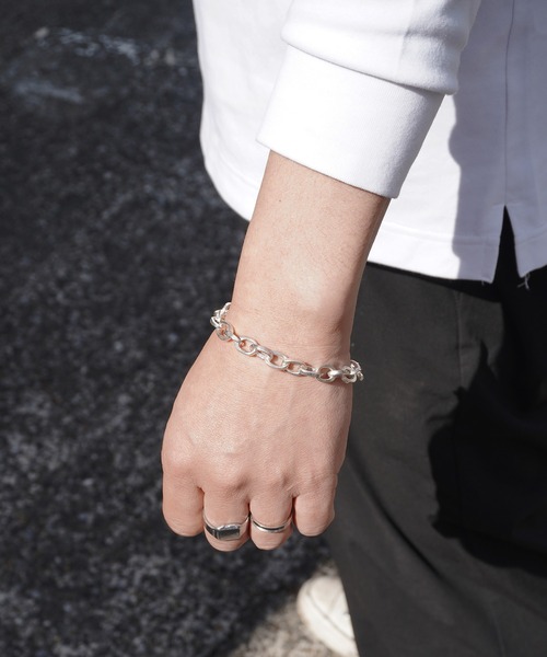 misto accessories ブレスレット Silver chain bracelet シルバー
