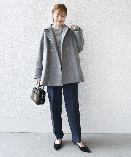 SHIPS（シップス） コート MEDIUM ネイビー レディース : ZOZOTOWN