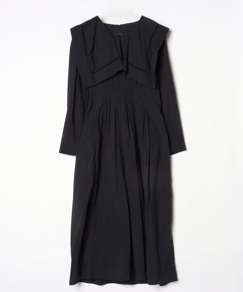 定価19800円 ELENDEEK ニットポンチョ ブラウス セット 黒 ELENDEEK（エレンディーク） 長袖ワンピース 02 ブラック レディース