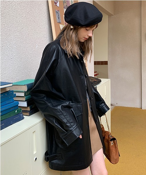 Fano Studios」 ライダースジャケット L ブラック レディース