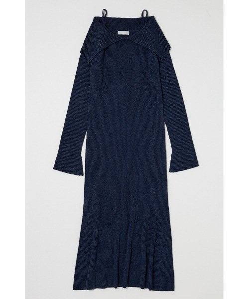 MOUSSY（マウジー） ワンピース BIG COLLAR ニットドレス : ZOZOTOWN