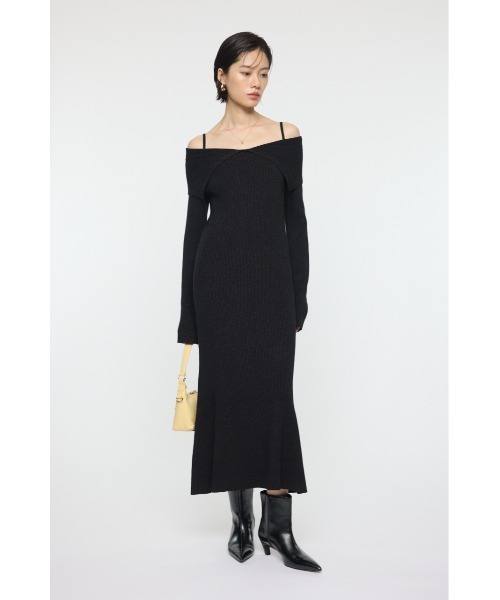 MOUSSY（マウジー） ワンピース BIG COLLAR ニットドレス : ZOZOTOWN