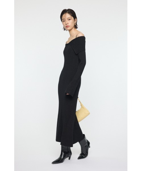 MOUSSY（マウジー） ワンピース BIG COLLAR ニットドレス : ZOZOTOWN