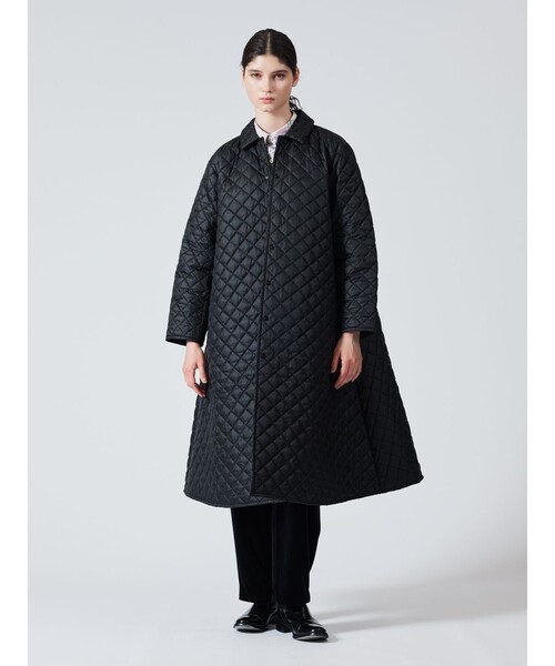mizuiroind ミズイロインド キルティング裏ボアコート　黒　ブラック 2026年最新】ミズイロインドボアコートの人気アイテム - メルカリ
