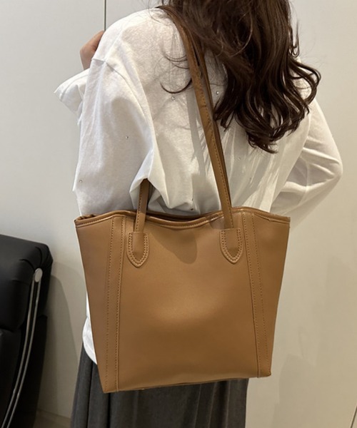 Mignonjour トートバッグ FReePLACe/チャックあり 合成皮革 トート