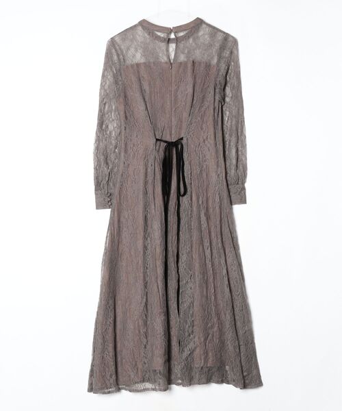 niana（ニアナ） 長袖ワンピース M チャコールグレー レディース