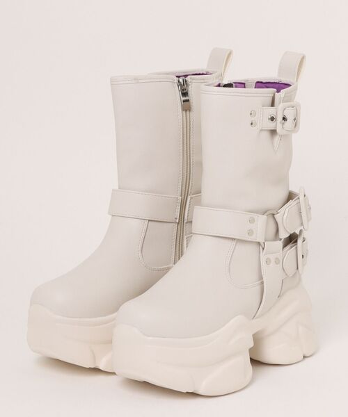 YOSUKE（ヨースケ） ブーツ 「YOSUKE/ヨースケ」厚底ベルティッド