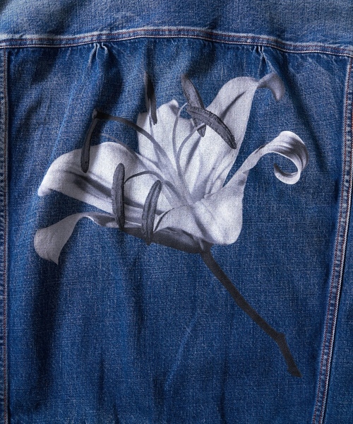 「DELUXE」 デニムジャケット MEDIUM ブルー メンズ_画像9