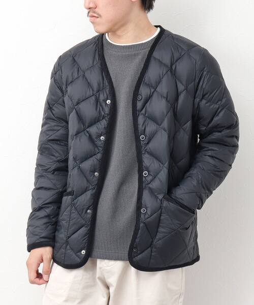 TAION（タイオン） ダウンジャケット M ネイビー メンズ : ZOZOTOWN