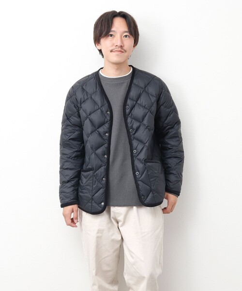 TAION（タイオン） ダウンジャケット M ネイビー メンズ : ZOZOTOWN