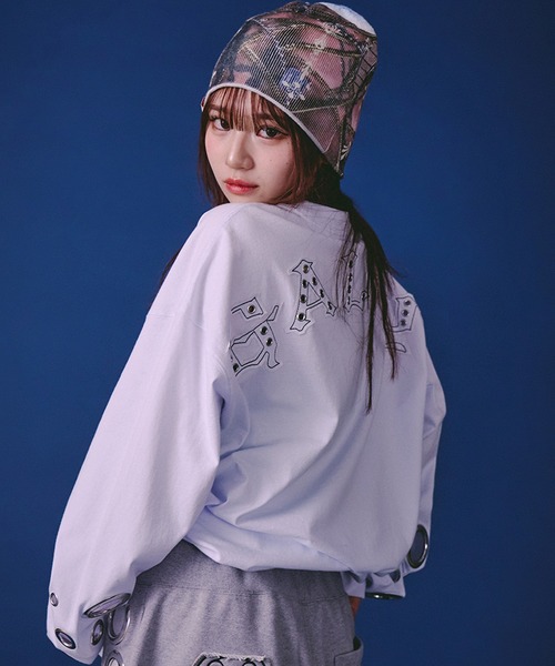 GALFY（ガルフィー） tシャツ 「GALFY/ガルフィー」穴あきPUNCHロンTee