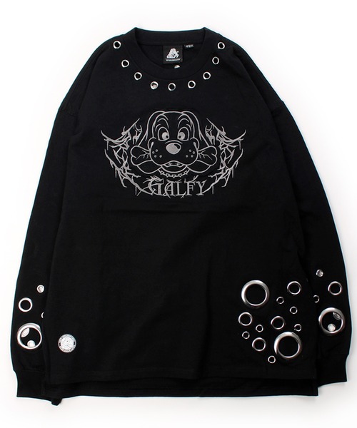 GALFY（ガルフィー） tシャツ 「GALFY/ガルフィー」穴あきPUNCHロンTee