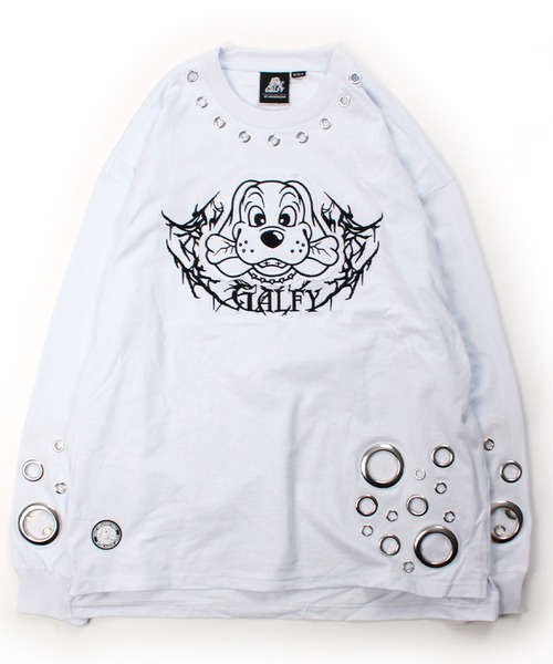 GALFY（ガルフィー） tシャツ 「GALFY/ガルフィー」穴あきPUNCHロンTee