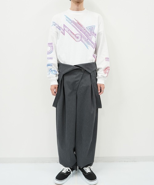 ENDRECHERI. パンツ FREE チャコールグレー メンズ : ZOZOTOWN Yahoo