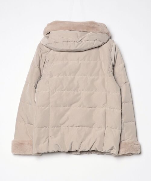 [DISCOAT] пуховик MEDIUM бежевый женский 