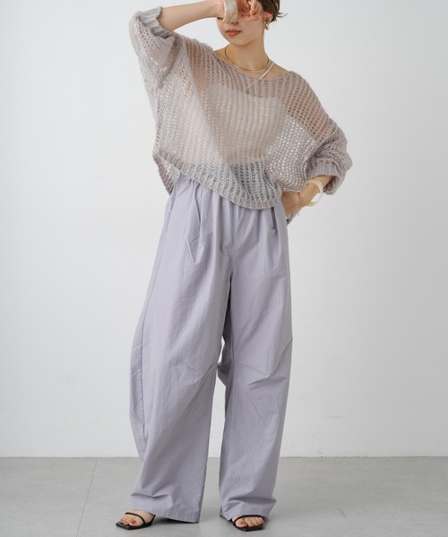 「Omekashi」 チノパンツ 36 ブラック レディース_画像3