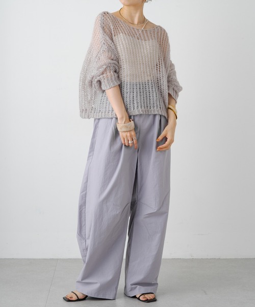 「Omekashi」 チノパンツ 36 ブラック レディース_画像6