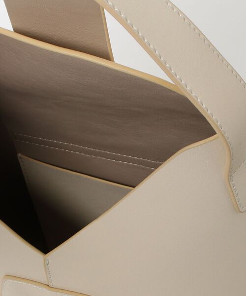 「HASHIBAMI」 ハンドバッグ FREE アイボリー レディース_画像4