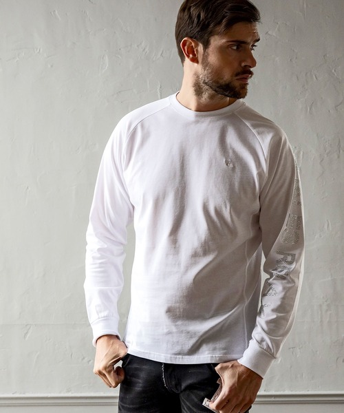 「1PIU1UGUALE3 RELAX 」 長袖Tシャツ L ホワイト メンズ_画像2