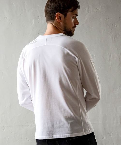 「1PIU1UGUALE3 RELAX 」 長袖Tシャツ L ホワイト メンズ_画像3