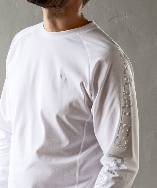 「1PIU1UGUALE3 RELAX 」 長袖Tシャツ L ホワイト メンズ_画像5